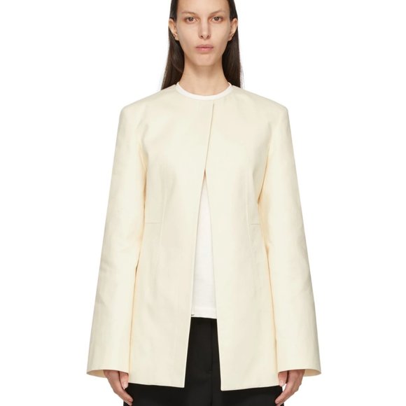 Cotton Tailored Jacket - Picture 1 of 9